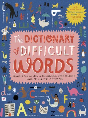cover image of The Dictionary of Difficult Words